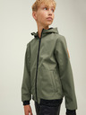 Jack & Jones Khaki klučičí lehká bunda s kapucí Jack & Jones Classic Waffle