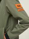 Jack & Jones Khaki klučičí lehká bunda s kapucí Jack & Jones Classic Waffle
