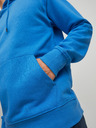 Jack & Jones Modrá pánská basic mikina s kapucí Jack & Jones Star