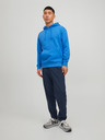Jack & Jones Modrá pánská basic mikina s kapucí Jack & Jones Star