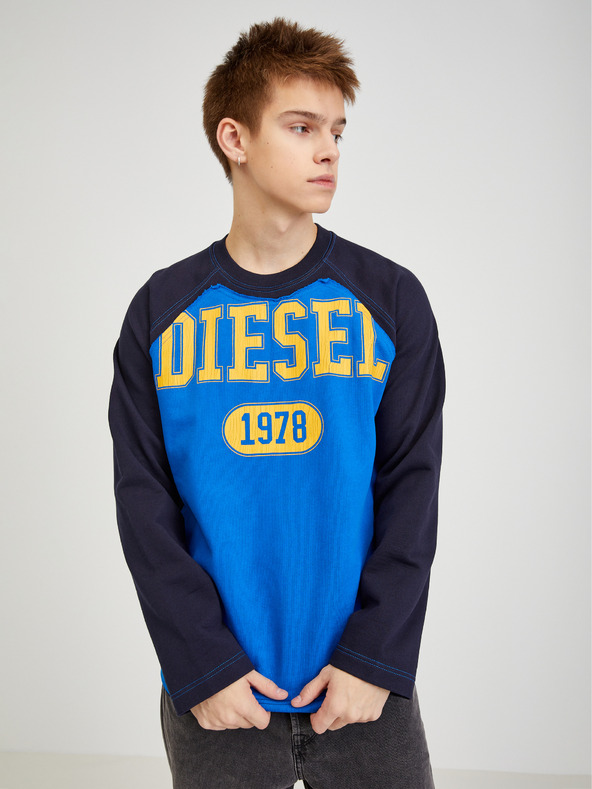 Diesel Černo-modrá pánská mikina Diesel