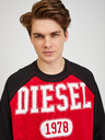Diesel Černo-červená pánská mikina Diesel