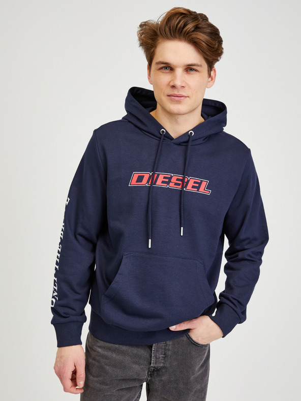 Diesel Tmavě modrá pánská mikina Diesel