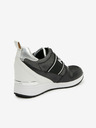 Michael Kors Černé dámské kožené tenisky na klínku Michael Kors Maven Slip On Trainer
