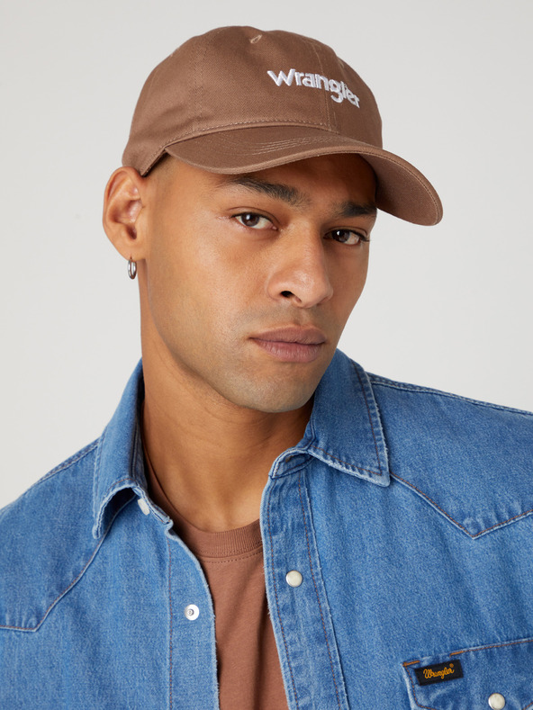 Wrangler Hnědá pánská kšiltovka Wrangler