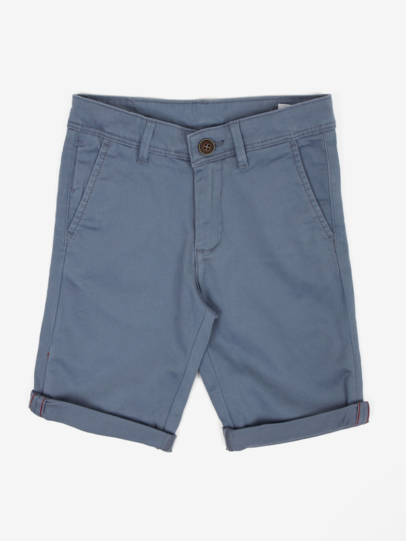 Jack & Jones Tmavě modré klučičí chino kraťasy Jack & Jones Bowie