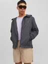 Jack & Jones Černá pánská lehká bunda s kapucí Jack & Jones Filo