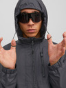 Jack & Jones Černá pánská lehká bunda s kapucí Jack & Jones Filo