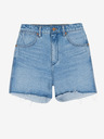 Wrangler Modré dámské džínové kraťasy Wrangler