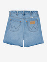 Wrangler Modré dámské džínové kraťasy Wrangler