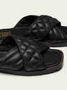 Scotch & Soda Černé dámské kožené pantofle Scotch & Soda Tilda