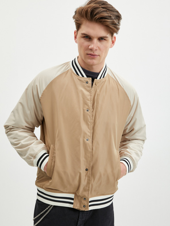 ONLY & SONS Béžový pánský bomber ONLY & SONS Chris