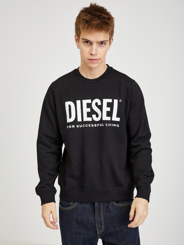 Diesel Černá pánská mikina Diesel