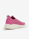 Geox Růžové holčičí slip on tenisky Geox