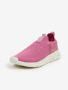 Geox Růžové holčičí slip on tenisky Geox