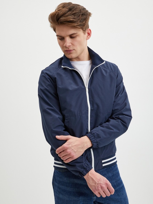 Jack & Jones Tmavě modrá pánská lehká bunda Jack & Jones Luke