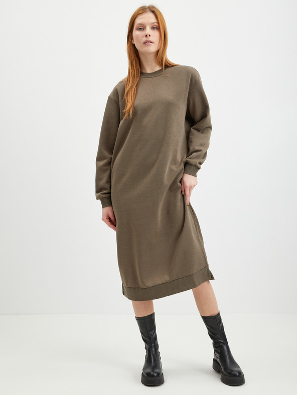 Noisy May Khaki dámské mikinové šaty Noisy May Helene