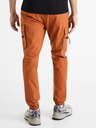 Celio Cihlové pánské cargo kalhoty Celio Dozip