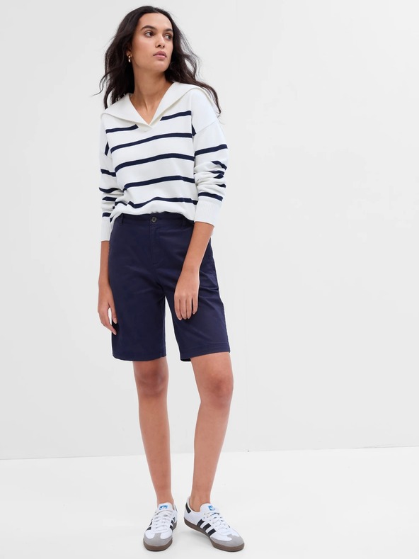 GAP Kraťasy twill mid rise GAP