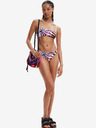 Desigual Bílý dámský vzorovaný horní díl plavek Desigual Playa