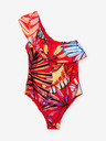 Desigual Červené dámské vzorované plavky Desigual Medewi