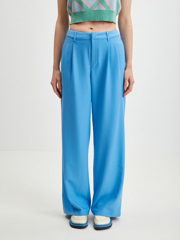 Tom Tailor Denim Modré dámské kalhoty Tom Tailor Denim