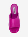 Steve Madden Tmavě fialové dámské sandály na podpatku Steve Madden