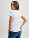 Pepe Jeans Bílé dámské tričko Pepe Jeans Beatriz