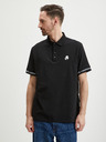 Karl Lagerfeld Černé pánské polo tričko KARL LAGERFELD