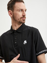Karl Lagerfeld Černé pánské polo tričko KARL LAGERFELD
