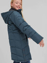 O'Neill Petrolejový holčičí prošívaný zimní kabát O'Neill CONTROL JACKET