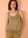 Orsay Khaki teplákové basic kraťasy ORSAY