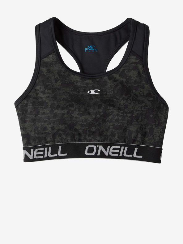 O'Neill Černo-šedá holčičí sportovní podprsenka O'Neill ACTIVE SPORT TOP