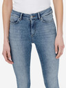 ONLY Modré dámské skinny fit džíny s vyšisovaným efektem ONLY Blush