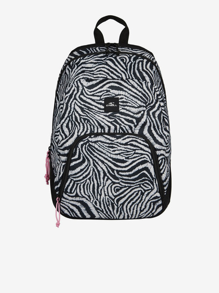 O'Neill Bílo-černý batoh si zvířecím vzorem O'Neill WEDGE BACKPACK