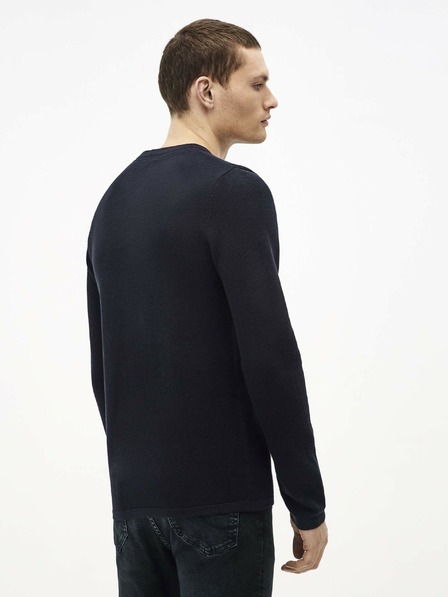 Celio Tmavě modrý svetr Celio Techillpic