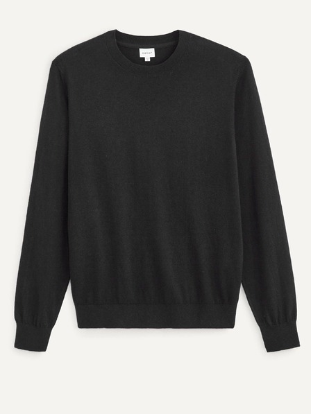 Celio Černý pánský basic svetr Celio