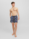 Jack & Jones Tmavě modré pánské vzorované plavky Jack & Jones Fiji