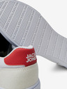 Jack & Jones Bílé pánské tenisky s detaily v semišové úpravě Jack & Jones Uston