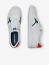 Jack & Jones Bílé pánské tenisky s detaily v semišové úpravě Jack & Jones Uston