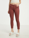 CAMAIEU Vínové dámské skinny fit džíny CAMAIEU