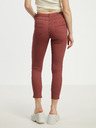CAMAIEU Vínové dámské skinny fit džíny CAMAIEU