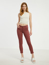 CAMAIEU Vínové dámské skinny fit džíny CAMAIEU
