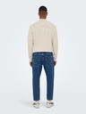 ONLY & SONS Modré pánské straight fit džíny ONLY & SONS Savi