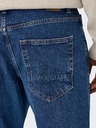 ONLY & SONS Modré pánské straight fit džíny ONLY & SONS Savi