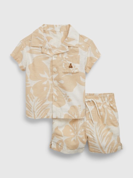GAP Baby lněná košile a kraťasy GAP