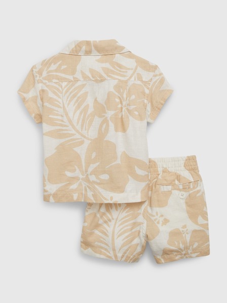 GAP Baby lněná košile a kraťasy GAP
