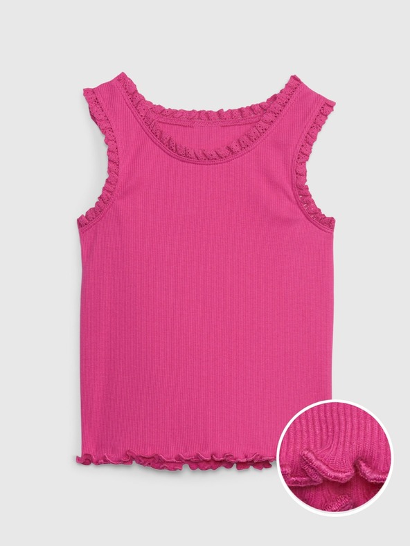 GAP Baby tílko s krajkou GAP