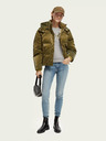 Scotch & Soda Zelená dámská prošívaná bunda Scotch & Soda