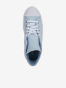 Converse Světle modré holčičí kotníkové tenisky na platformě Converse Chuck Taylor All Star